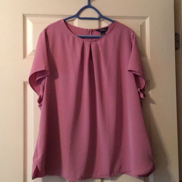 Brand new, never worn pink Lands End blouse